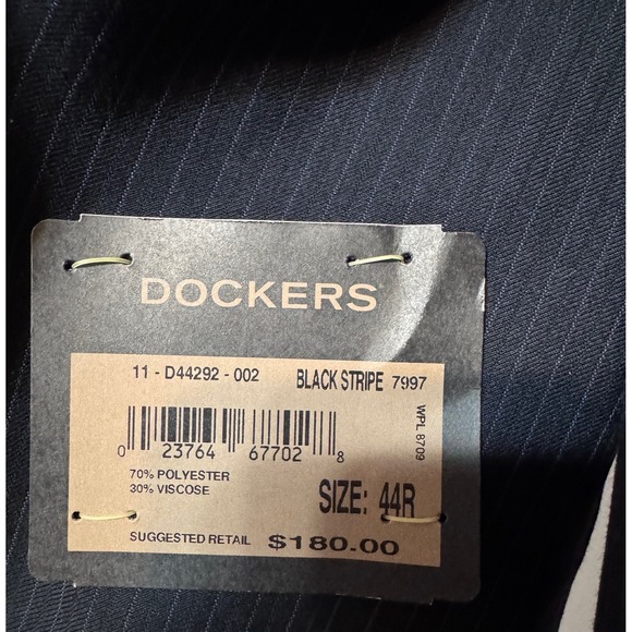 NWT Dockers Premium Pinstripe Blazer Business Professional Size 44R Classic‎ - Picture 3 of 5